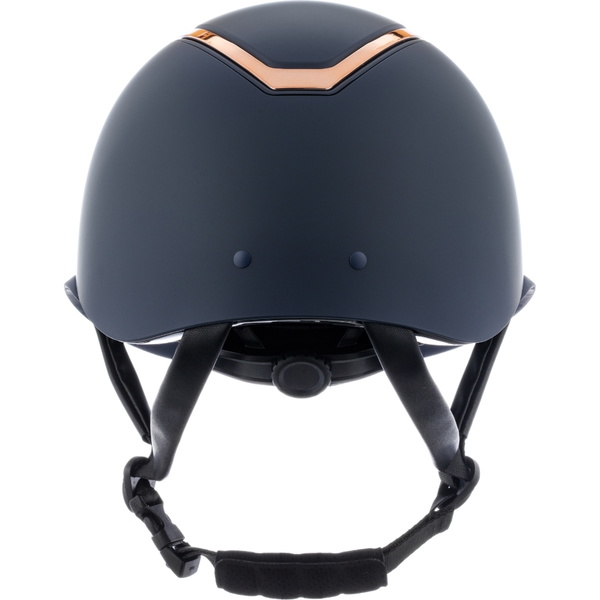 2026 Charles Owen Unisexe Kylo Large Visière Avec MIPS Casque De Équitation KYLOWMIPS - Navy Matte / Rose Gold